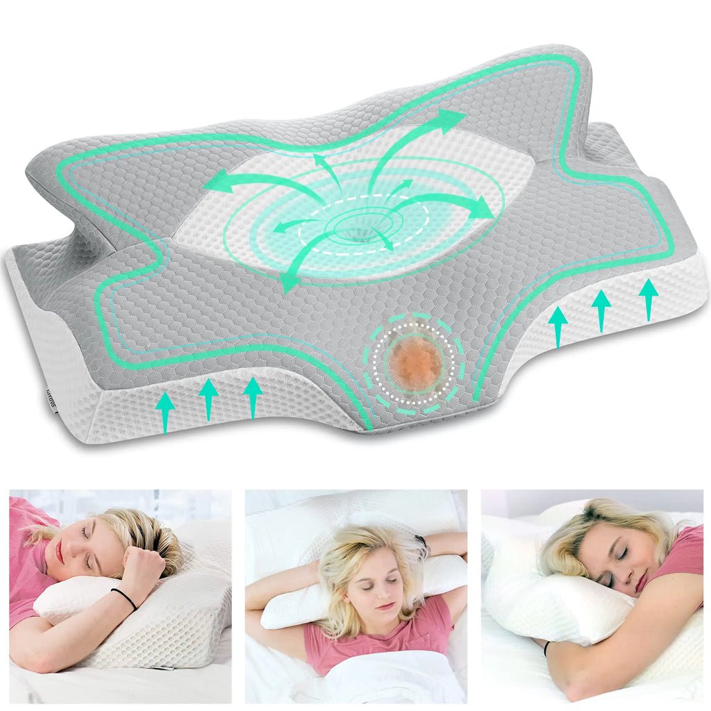 Elviros Ergo Comfort Cervical Pillow for Neck Support